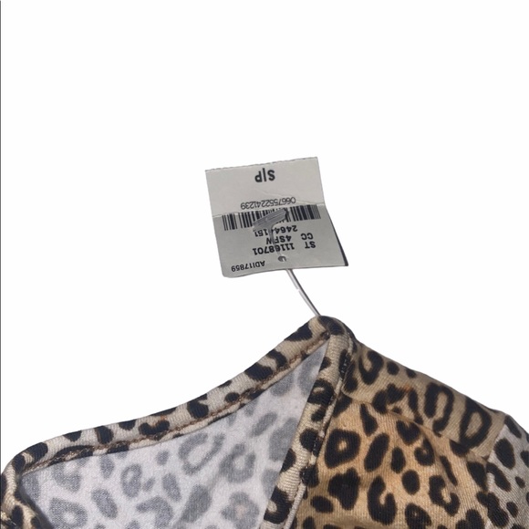 Victoria Secret PINK Bodysuit Leopard New Small - Picture 3 of 5